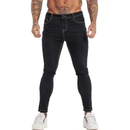 Męskie Skinny Jeans Homme Spodnie Wysokiej talii Klasyczny Hip Hop Stretch Mens Spodnie Bawełniane Wygodne Miękkie Pełna długość ZM141