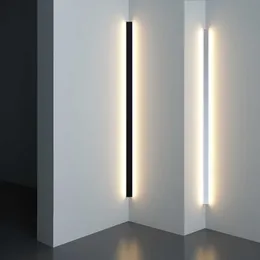 Minimalistische LED-Wandleuchte, modernes Schlafzimmer, Wohnzimmer, Treppe, lange Wandleuchte, Beleuchtung, Sofa, Hintergrund, Wanddekoration, Lichter 210724