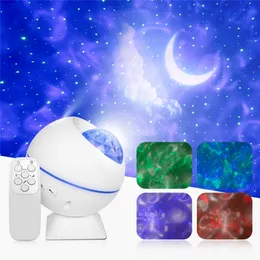 Remote laser Night Light LED music starry sky Projector USB Player Voice Control Bluetooth Speaker Colorful for car Galaxy Lamp Birthday