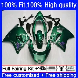 حقن Bodywork Injection لهوندا Blackbird CBR1100XX CBR1100 XX 1996 2007 Body 35NO.122 Dark Green CBR 1100XX 1100 CC XX 96 97 98 99 00 01 02 04 04 05 06 06 07 OEM FALTINGS KIT