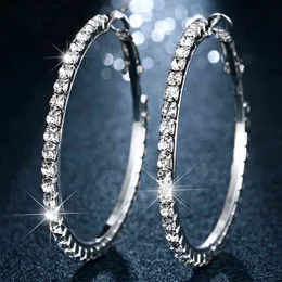 Charms öron stud klippringar 2021 smycken överdriven diamant full av stor multi storlek nattklubb drottning kvinna