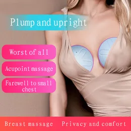 Wireless Electric Breast Enhancer Chest Enlargement Massager Anti-Chest Sagging Pad Bra Breast Acupressure Massage Therapy Tool