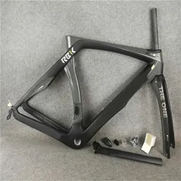 Op voorraad Sale Grey RB1K The One glanzende matmix carbon racefiets frame glanzende BB86