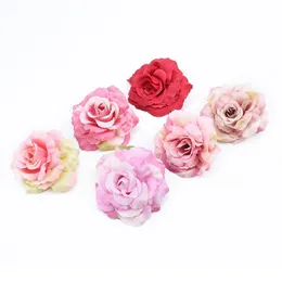 10st Billiga silke rosor huvudblommor vägg bröllop scrapbooking konstgjorda växter dekorativa blommor kransar vaser för ho jllkfi