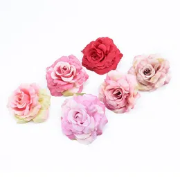 10pcs Cheap Silk Roses Head Flowers Wall Wedding Scrapbooking Artificial Plants Decorative Flowers Wreaths Vases For Ho jllkfI