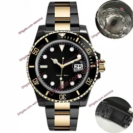 2021 kwaliteit 41mm automatische 2813 mechanische herenhorloges roestvrij stalen horloge montre de luxe armband keramische rand waterdichte horloges
