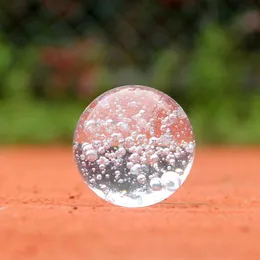Dekorativa f￶rem￥l Figurer 50/60mm Crystal Glass Bubble Ball Quartz Marbles Home Decoration Sphere Fountain Dedicated Fengshui Round CRA