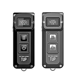 Nitcore TUP USB Oplaadbare Mini Torch CREE XP-L HD V6 LED MAX 1000 Lumen Straal Afstand 180 Meter EDC Zaklamp Pocket Light Y20072 77 W2