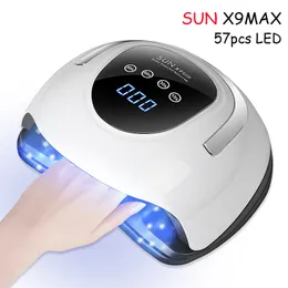 モーションセンシングネイルアートツールで乾燥ジェルワニッシュのためのSun X9 Max LED UVドライヤーマニキュアランプ