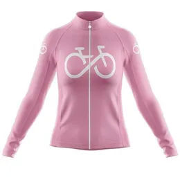 Women's Cycling Jersey Long Sleeve Pink Cycling Shirt Top Mountain Bike Clothing Equipaciones De Ciclismo Mujer Bicycle Clothes