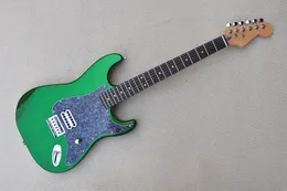 Guitarra elétrica do corpo verde, pickguard da pérola azul e fingerboard de Rosewood, captadores especiais, fornecer serviços personalizados