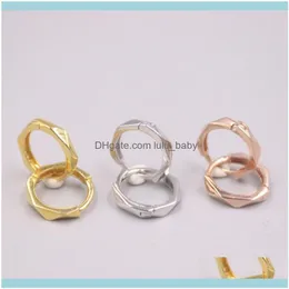 Jewelryreal Pure 18k gelb Rose Weißgold Ohrringe Geschnitztes Facett-Hoop kleiner 1,3-15 g für Frau Hie Drop Lieferung 2021 46 HERZ