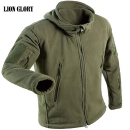 Giacche da uomo 2021 Inverno Tactical Uniform Jacket Military Jacket più spessa Felpe con cappuccio in pile Alpinismo Abbigliamento Casual Felpe con cappuccio