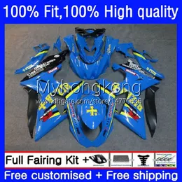 Injektionsverkleidungen für Suzuki K9 GSXR 1000 CC 1000CC 09-16 28no.23 GSX-R1000 Rizla Blue GSXR1000 09 10 11 12 13 14 15 GSXR-1000 2009 2012 2012 2013 2015 2016 OEM Body