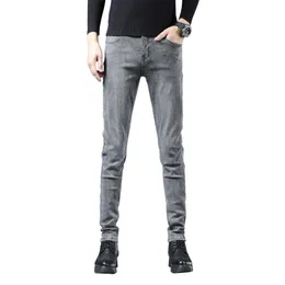 Skinny Jeans Mannen Rits Slim Fit Denim Joggers Stretch Mannelijke Jean Potlood Broek Blue Jeans Fashion Casual hombre