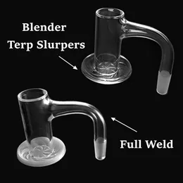 Full Weld Beveled Edge Terp Slurpers Bottom Bottom Fumar Quartzo Banger Beracky 10mm 14mm unhas de junta Óleo Dab Rig Rig Rig Rig Bangers Glass Water Bongs Rigs 20mmod Atacado