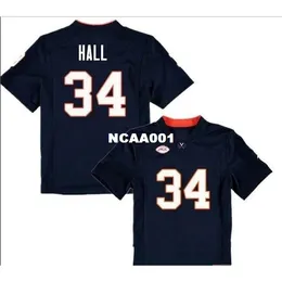 NEUES 001 UVA Cavalierss Bryce Hall #34 echtes, vollständig besticktes College-Trikot der Größe S-4XL oder individuelles Trikot mit beliebigem Namen oder Nummer