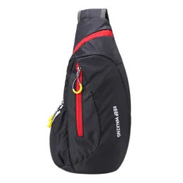 Outdoor -Taschen wasserdichte Nylon -Brustbeutel Männer Frauen tragbares Schulter -Fahrrad -Wandersport Mochila Bolsas Feminina