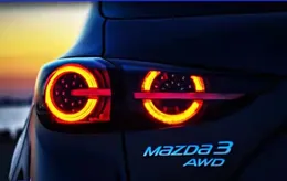 Автомобиль Taillight Auto Светодиодная лампа на 2016-2020 гг. AXELA DRL 5-Двери заднего противотуманного противотуманного противотуманного столового сигнала поворота Автомобильные осветительные аксессуары