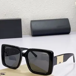 2022SS Sonnenbrille für Herren und Damen, Catwalk-Stil, 1509S, quadratischer Plattenrahmen, modische, luxuriöse schwarze Brille, lässig, täglicher Einkauf, UV-Schutz, Gürtel, Originalverpackung