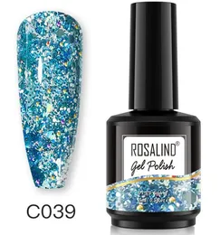 Summer Shinny Color Cears Glitter 15ml trwał długi namocz z LED UV Gel Poliska diamentowa UV Polska plastikowa butelka 40 kolorów