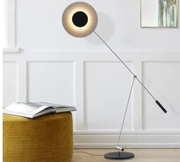 Post-modern metall vardagsrum soffa golvlampa nordisk designer kreativ justerbar sovrum design belysning