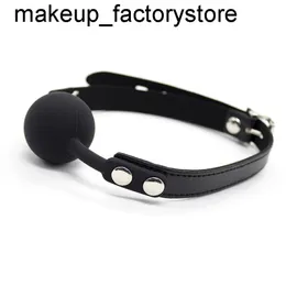 sex toy massager Massage Silicone Gag Ball BDSM Bondage Restraints Open Mouth Breathable Sex Harness Strap Toy For Women Couples Accessories 52IR