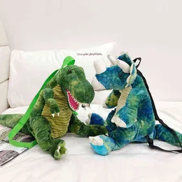 Рюкзак в стиле Bagnew Fashion Parent Chartic Creative 3D Dinosaur милая мультипликационная плюшевая сумка для детей для детей подарок 220723