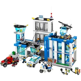 10424 City Series Police Headquarters 60047 Barnbyggnadsblock Toy Gifts G0914