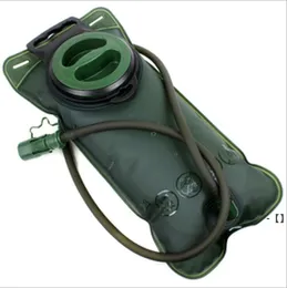 New2l Liter Dricksvattenpåse Trädgård Utomhus Bergsklättring Vandring Sport Resor Cykling Portable Folding Tjockad Seaway RRF12043