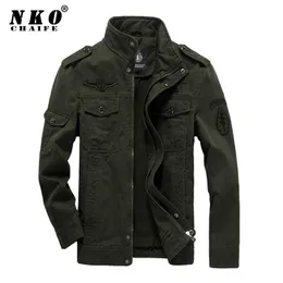 CHAIFENKO Cotton Military Jacket Men Bomber Soldier MA-1 Style Army Jackets Coat Men Casual Pilot Tactics Jacket Men M-6XL 211013