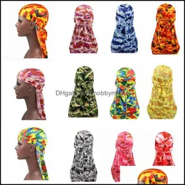 Czapka / SKL Czapki Kapelusze Kapelusze, Szaliki Rękawiczki Moda Teessories Marka Duragów Designer Durag Mężczyźni Turban Bandana Headwear Headwrap Headwrap Pira