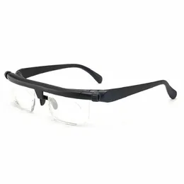 Moda Okulary przeciwsłoneczne Ramki Regulowany Siła Okulocie Okulary Zmienna Okulary Odległość Zoom Okulary Diopter Range -6.0 do +3,0 Mężczyźni Kobiety Unisex