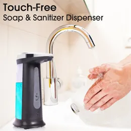 400Ml Dispenser automatico di sapone da cucina Sensore di schiuma impermeabile Touchless Pompa lavamani 211206