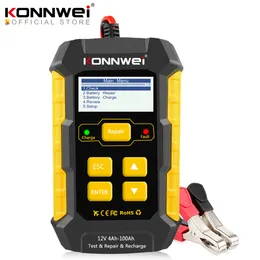 Konnwei KW510 12V 5A كامل بطارية السيارة التلقائي لتصليح النبض الشاحن الرطب الجاف الرصاص حمض البطارية أداة AGM GEL