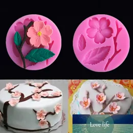 1PC Peach Blossom Bentuk Fondant Cetakan Silikon Sabun Cetakan Kue Cokelat Stensil Dapur Pastry Baking Alat Silikon Bentuk #50