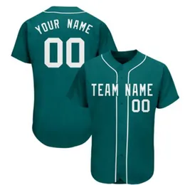 Uomini personalizzati Baseball 100% ED qualsiasi numero e nomi di squadra, se fare la maglia Pls Aggiungi osservazioni in ordine S-3XL 050