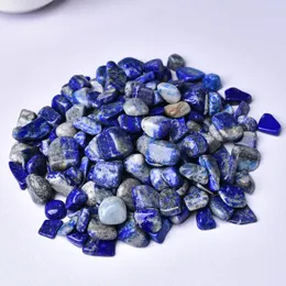 0.44LB Bulk Hand Polished Natural Lapis lazuli Stones Reiki Gravel Crystal Stones Decoration FishTank Decor Garden Tank Décor Ro