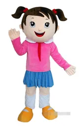 Halloween Funny Girl Mascot Costumes Christmas Fancy Party Dress Cartoon Character Outfit Suit Adults Size Carnival Easter Advertising Theme Clothing