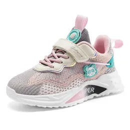 Girls Sneakers Children Shoes For Boys Sneakers Kids Casual Shoes Breathable Mesh Lighted Four Season sapato infantil menina G1025
