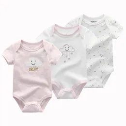 Super Cotton Baby Bodysuit Fashion Newborn Body Baby Suits Short Sleeve Overalls Infant Boy Girl Jumpsuit kids clothes 210312