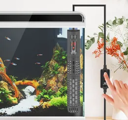 Sunsun akvarium nedsänkbar värmeväxlare LCD-skärm Digital justerbar vattenvärmestång konstant temperaturkontroll