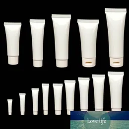 5pcs 50ml/80ml/100ml White Plastic PE Empty Soft Tube Cosmetic Cream Lotion Shampoo Bottle Travel Gel Containers