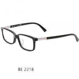 فاخرة موجزة مستطيلة نظارات للجنسين الإطار 55-16-145 BE2218 إيطاليا المستوردة لوح + الديكور المعادن لتصوير النظارات fullepet