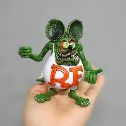 Rat Fink 30cmフィギュアと、うちわとお香 Rat Fink 30cmフィギュアと