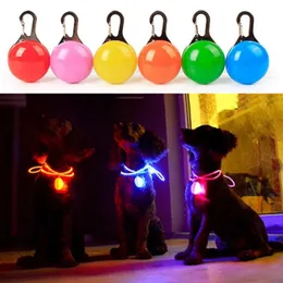 Dog Collars & Leashes Collar Glowing Pendant Night Safety Outdoor LED Pet Cat Leads Necklace Luminous Identify Light