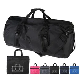 40L Folding Fitness Bag Fitness Storage Enkelt axelväska Messenger Portable Vattentät Sport Handväska Q0705