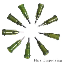 Partihandel 14g W / ISO Standard Dispensing Needles PP Luer Lock Hub 0.25 tums rörlängd Precision S.S. Dispense Blunt Tips