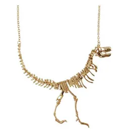 Dinosaur Vintage Necklace Short Collar Fashion Costume Jewelry for Women Teens G1206