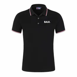Balr Polo SHIRT Män Polos Para Hombre Män Kläder 2021 Man Polo Shirts Casual Summer Shirt Bomull Solid Mens Polo